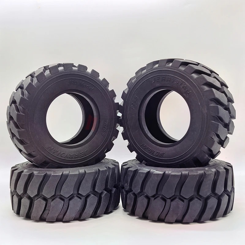 Rc Hydraulic Wheel Loader 1/14 - Jerrydian Rubber Tyres 45mm Diameter 110mm