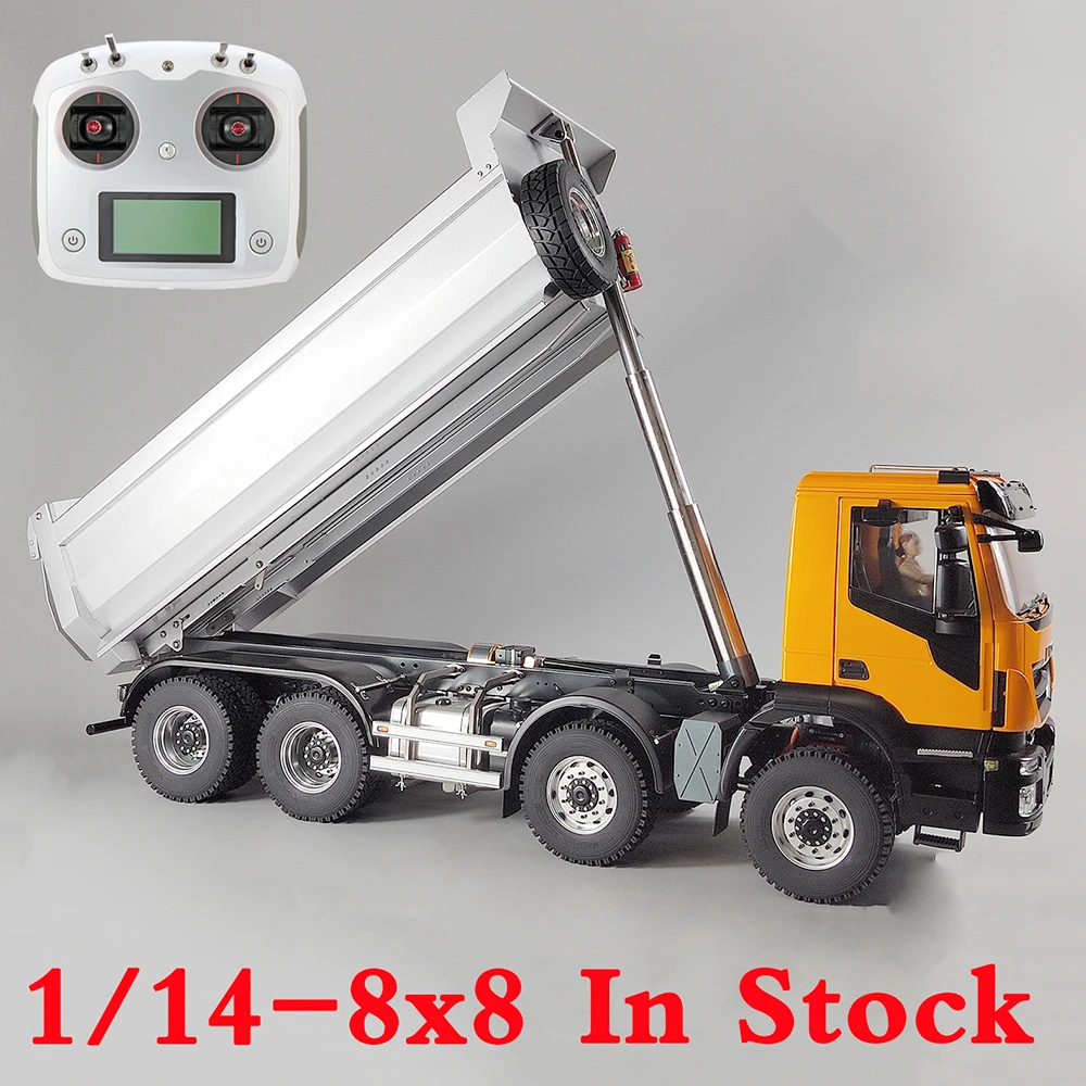 Rc Hydraulic Dump Truck 8X8 Metal - 8x8 RC Car 1/14 Hydraulic RC