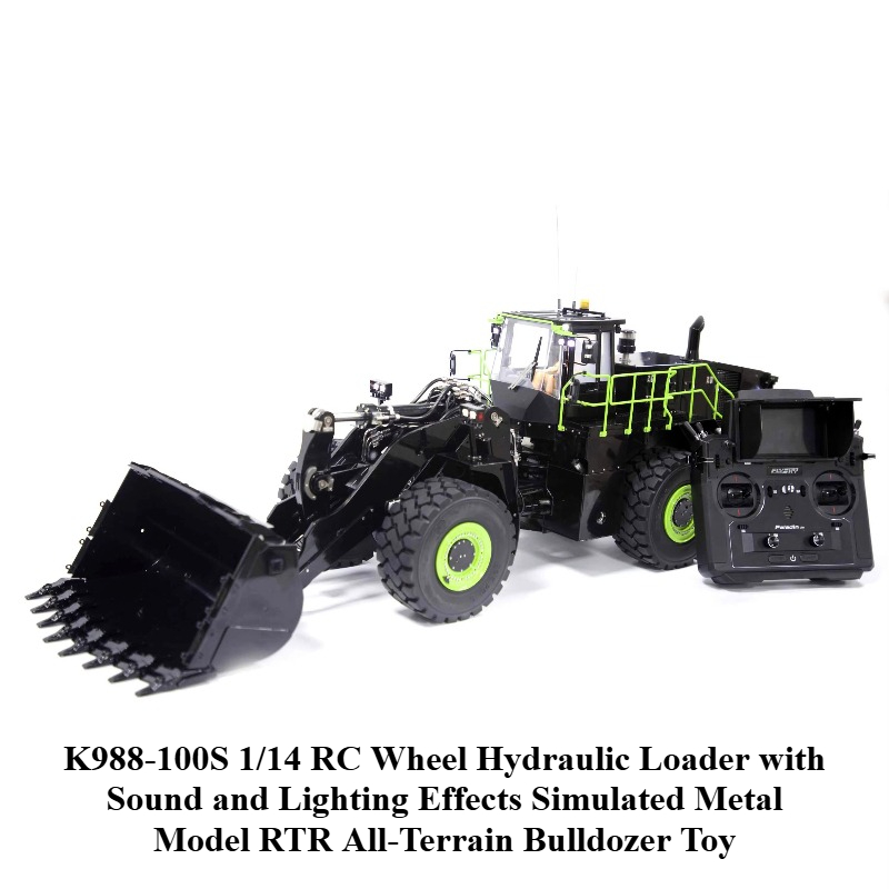 Rc Hydraulic Wheel Loader 1/14 - K988-100S 1/14 RC Wheel Hydraulic Loader