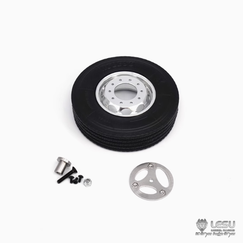 Rc Hydraulic Wheel Loader 1/14 - RC 1/14 Spare Tire Installation Convenient