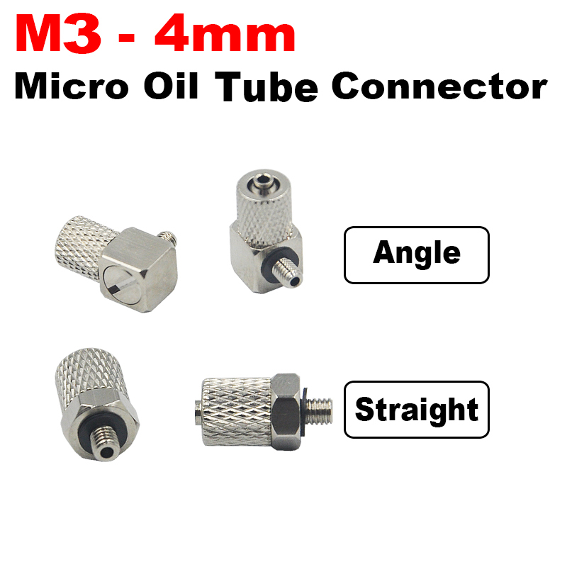 4PCS M3-4mm Connector For Hydr - Rc Hydraulic Excavator 1/14 Metal ulasan dan harga