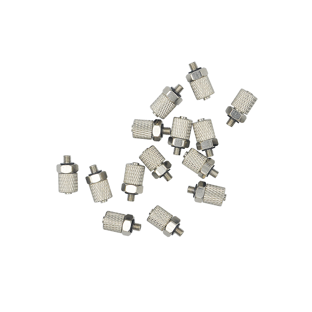 4PCS M3-4mm Connector For Hydr - Rc Hydraulic Excavator 1/14 Metal ulasan dan harga