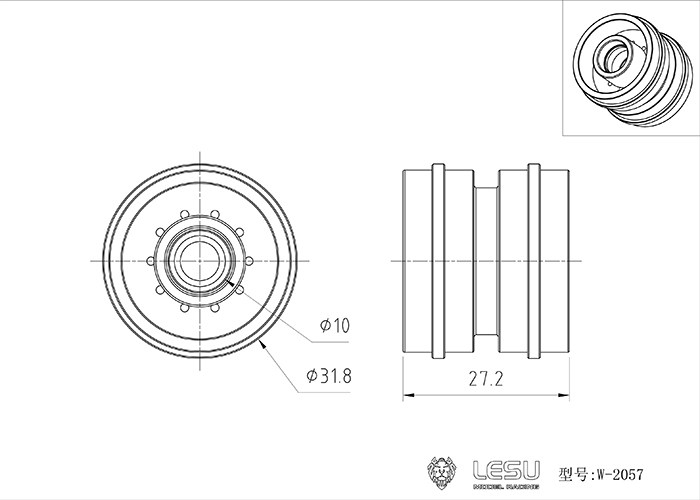 RC 1/14 W-2057 Metal LESU Alum - Rc Hydraulic Wheel Loader 1/14 ulasan dan harga