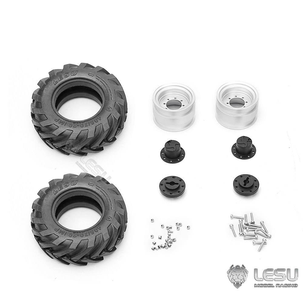 RC LESU 1/14 Tire Wheel Hub 6M - Rc Hydraulic Wheel Loader 1/14 ulasan dan harga