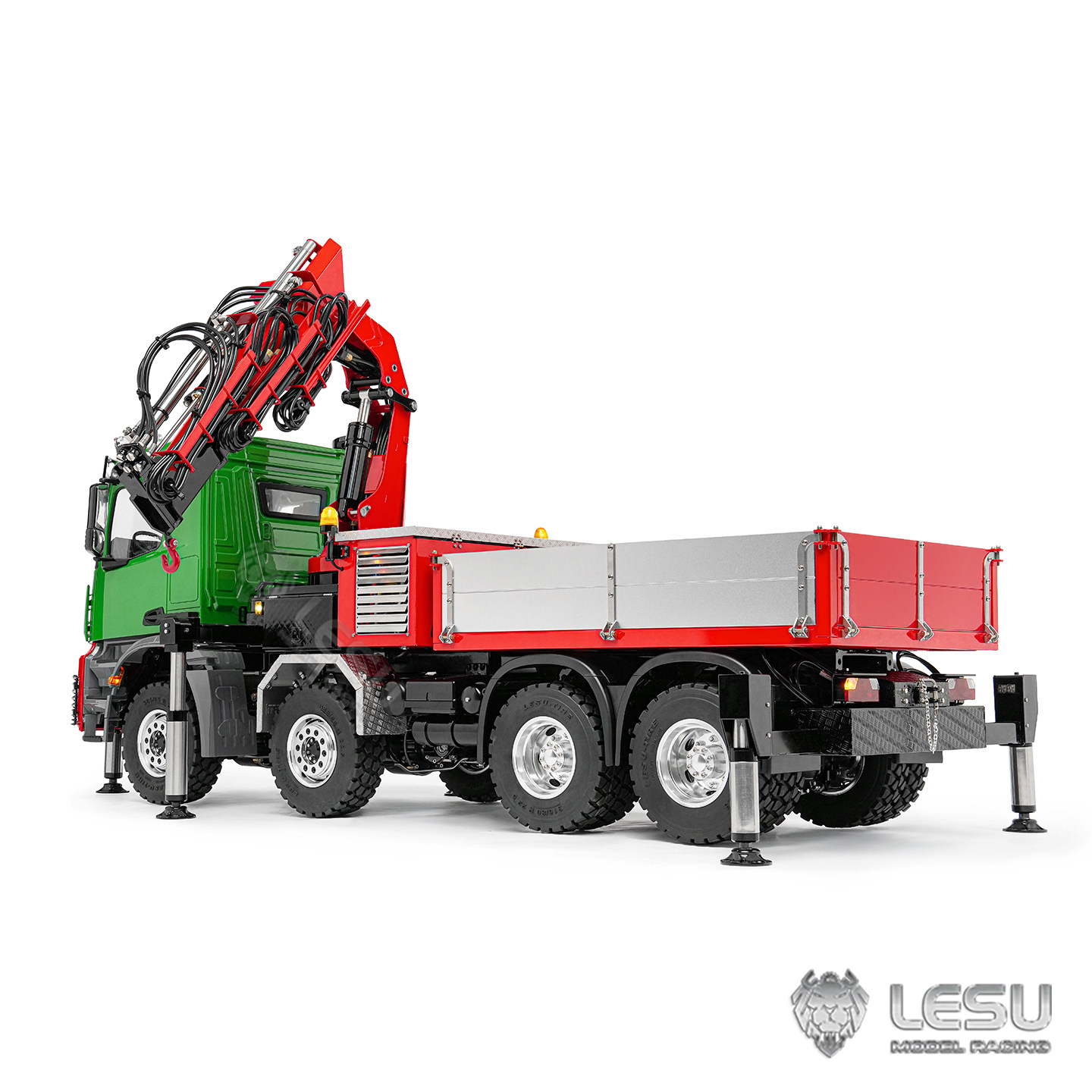 LESU 3363 Truck-Mounted Crane  - Rc Hydraulic Dump Truck 8X8 Metal ulasan dan harga