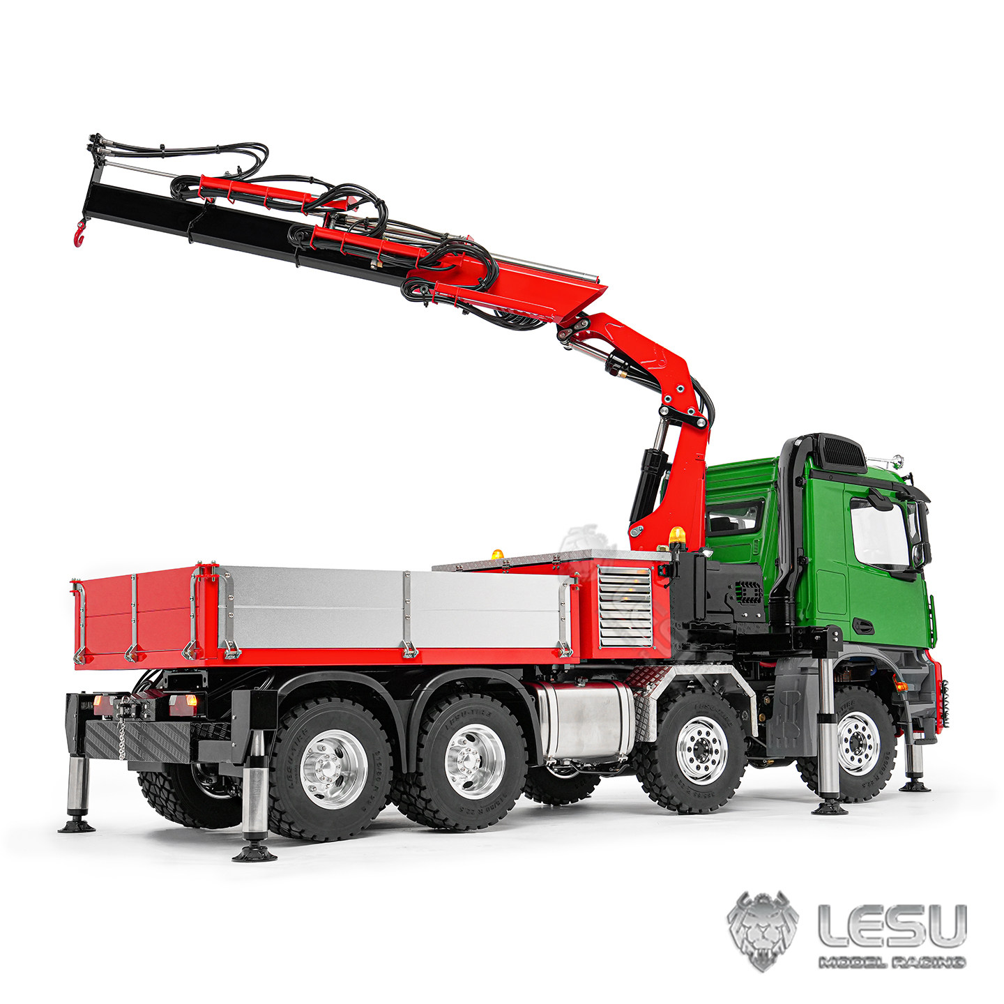 LESU 3363 Truck-Mounted Crane  - Rc Hydraulic Dump Truck 8X8 Metal ulasan dan harga