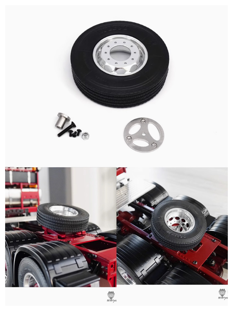 RC 1/14 Spare Tire Installatio - Rc Hydraulic Wheel Loader 1/14 ulasan dan harga