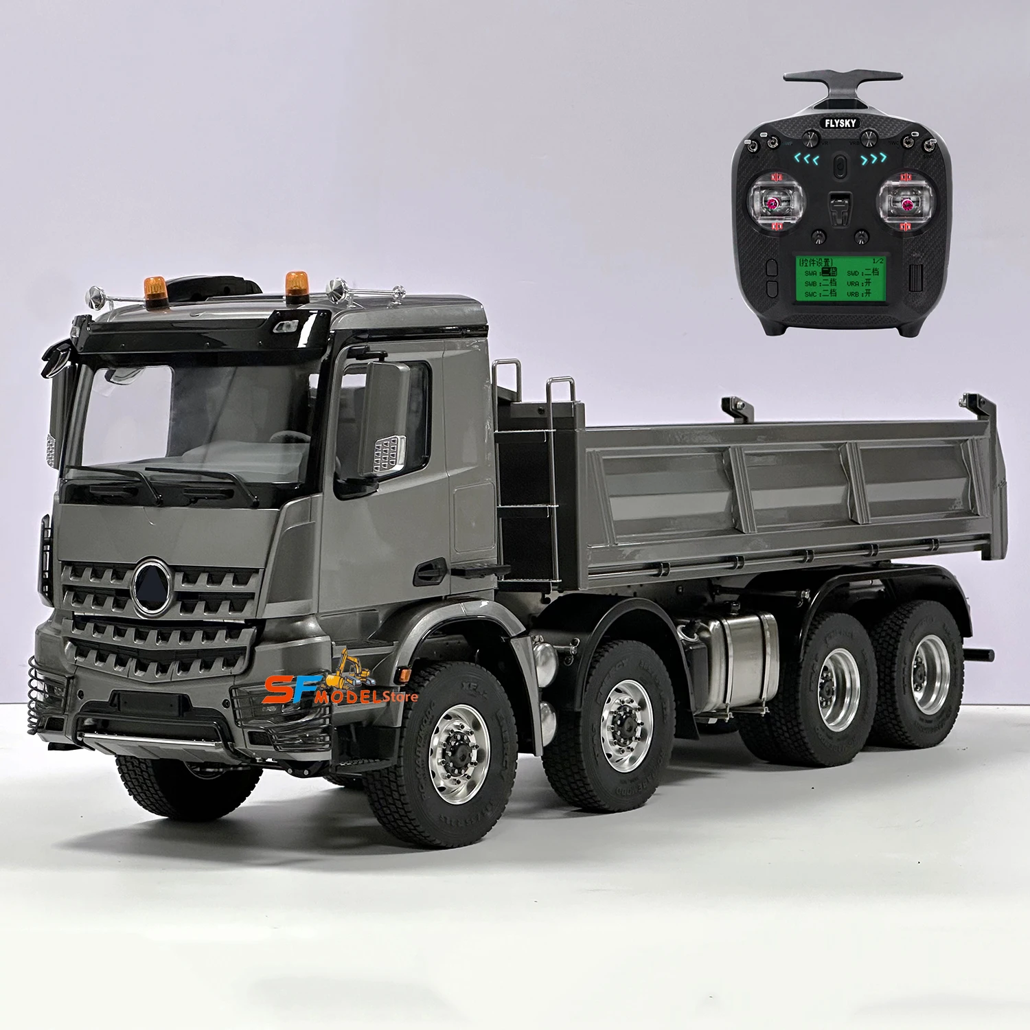 8x8 RC Truck 1/14 Hydraulic RC - Rc Hydraulic Dump Truck 8X8 Metal ulasan dan harga