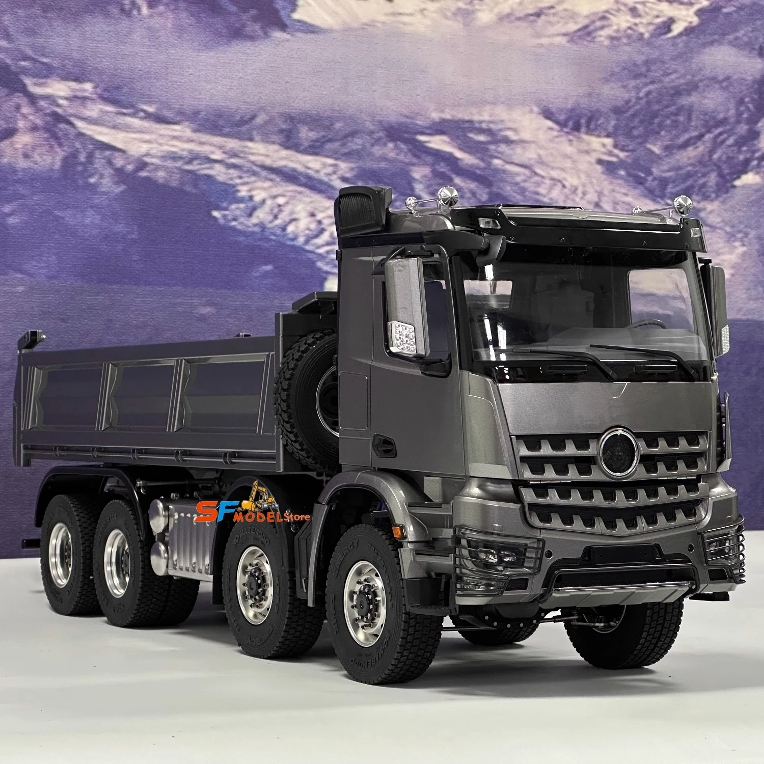8x8 RC Truck 1/14 Hydraulic RC - Rc Hydraulic Dump Truck 8X8 Metal ulasan dan harga