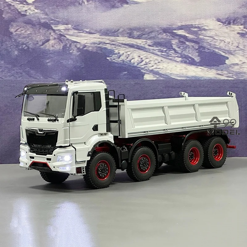8X8 RC Truck 1/14 Hydraulic RC - Rc Hydraulic Dump Truck 8X8 Metal ulasan dan harga