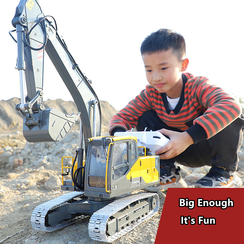 Full Metal E111 1:14 RC Unlimi - Rc Hydraulic Excavator 1/14 Metal ulasan dan harga
